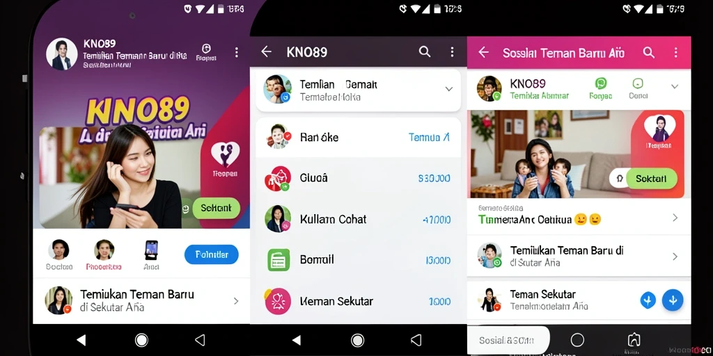 Tampilan antarmuka KNO89 yang user-friendly dan interaktif.