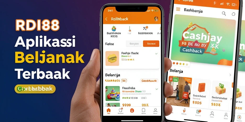 Antarmuka RDI88 yang menarik dan fungsional untuk cashback belanja.