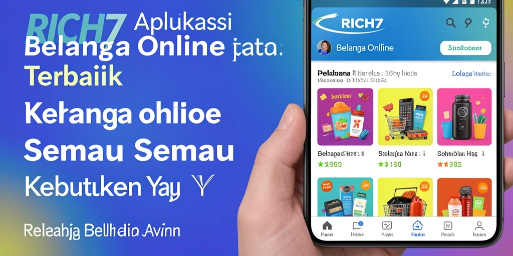 Tampilan antarmuka RICH7 yang modern dan mudah digunakan.