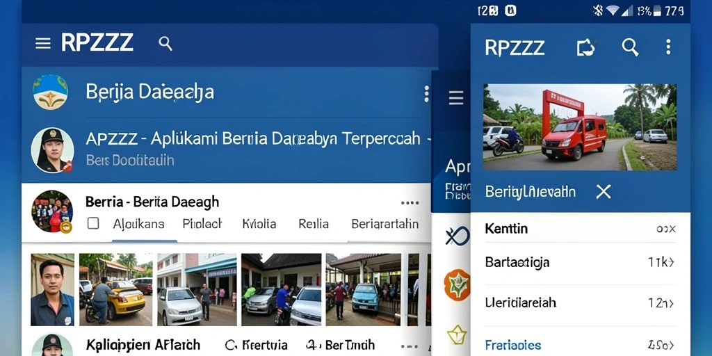 Tampilan aplikasi RPZZZ yang informatif dan mudah dinavigasi.